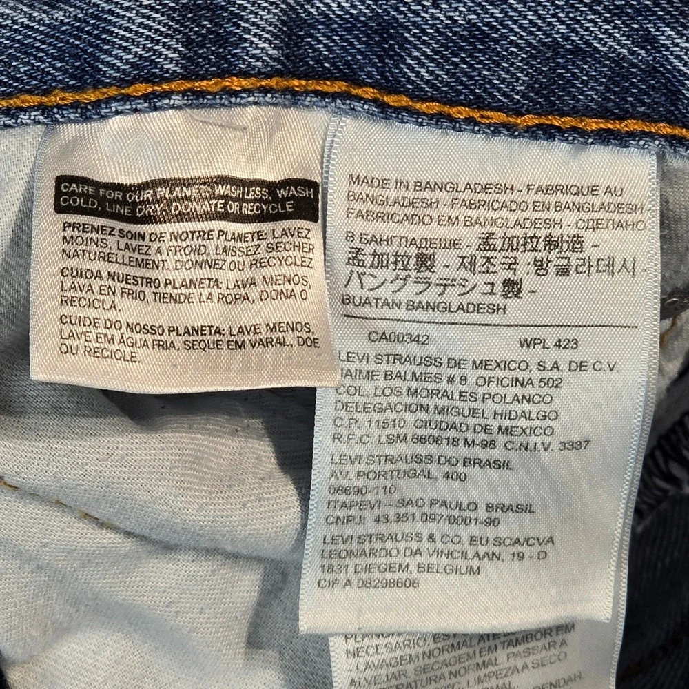 Levis 550 Relaxed Fit‎ Tapered Leg Blue Denim Jeans Mens 33x32 Medium Wash
